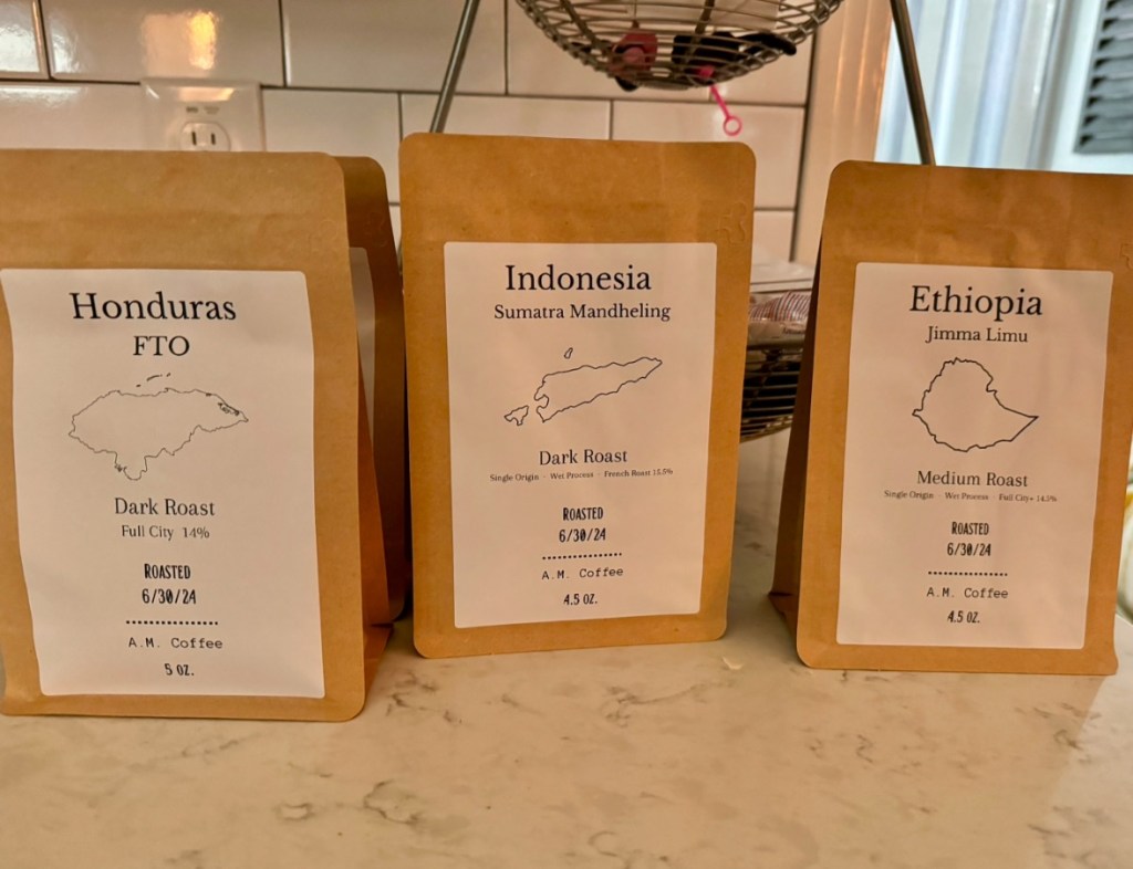 Home roasting coffee